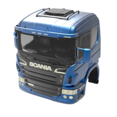 Cabine Scania P 2016 Azul claro S/ Radiador