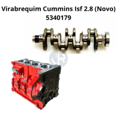 Virabrequim Cummins Isf 2.8 (Novo) Ferro 5340179 - JR Diesel Caminhões - ONLINE STORE