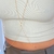 Corrente body chain elo português - dourado 90cm - comprar online