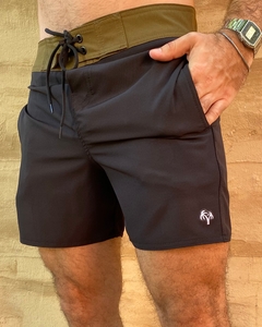 Boardshort Orla Black Green - comprar online