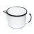 Caneca Com Bico Esmaltada Branco Ewel