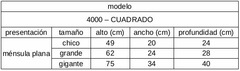 Farol Cuadrado con ménsula plana - comprar online