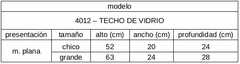 Farol Techo de Vidrio con ménsula plana - comprar online