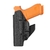 Coldre Kydex Iwb 2.0 Destro Glock Standard G17 G22 Invictus - TaticAll Store | Equipamentos Táticos e Camping