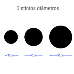 Base con Ruedas Ø 52 cm - Negro - tienda online