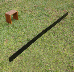 Fleje de 30x150 cm de 3,2 mm - Negro - comprar online