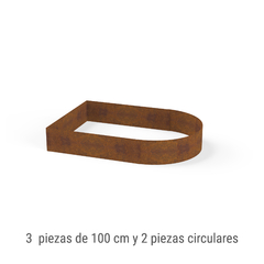 Módulo Recto 50 cm - Cajón de Huerta - Sin pintar