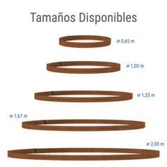 Aro de Chapa Ø 65 cm - Sin pintar en internet