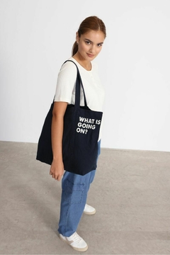 Tote Bag Life in Blue (21000031)