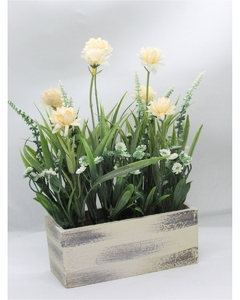 JARDINERA CON FLORES - comprar online