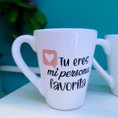 TAZA CERÁMICA BLANCA CON FRASES - comprar online