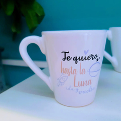 TAZA CERÁMICA BLANCA CON FRASES - comprar online