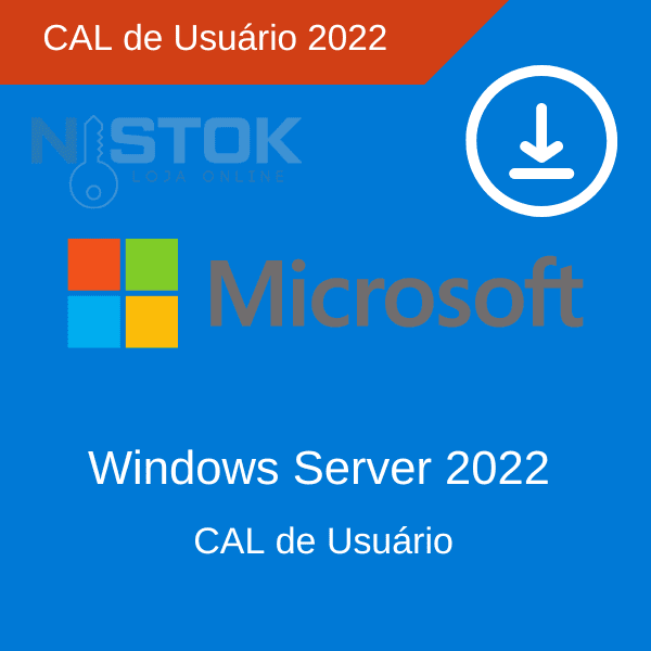 Pacote De 50 Cal De Usuário P Windows Server 2022 Esd Download Licença Digital 5264