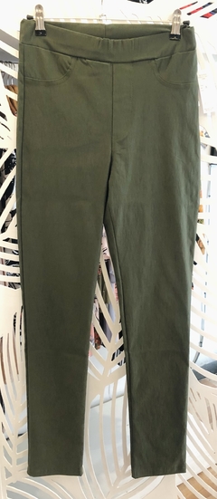 Pantalón Bengalina VERDE MILITAR