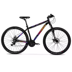 MTB Regal R29 Negro/Fucsia/Naranja Talle M