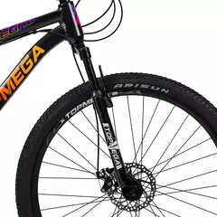 MTB Regal R29 Negro/Fucsia/Naranja Talle M - BORDENAVE BIKE