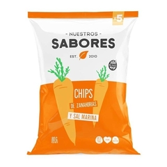 SNACKS NUESTROS SABORES Chips de Zanahoria 80g