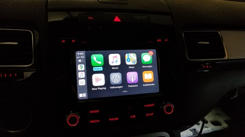 Carplay / Android Auto Vw Touareg 6.5 Rcd550