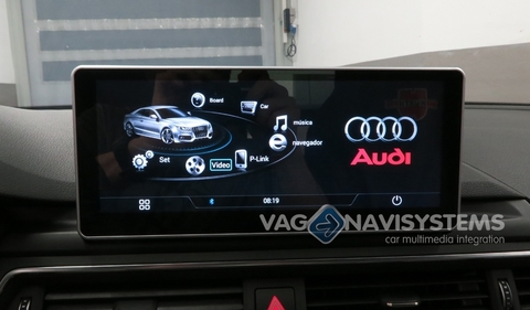 Monitor 10.2 Para Audi A4 / A5 / Q5 2017/2020 Android Carplay