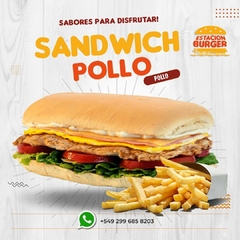 Sandwich de Pollo Completo