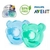 Chupeta Soothie Calmante Silicone Azul e Verde - Avent