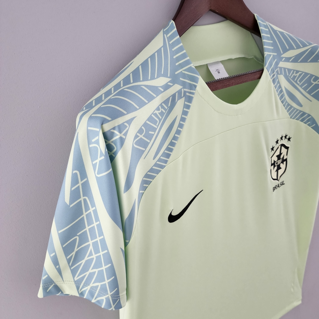 Camisa do brasil preta de treino 2022