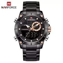 Relógio Naviforce 9163 Preto Masculin