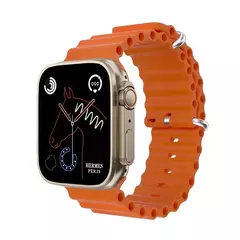 Smartwatch T10 Ultra Séries 9 Laranja 2.09 Display