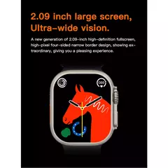 Smartwatch T10 Ultra Séries 9 Branco 2.09 Display na internet