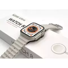 Smartwatch Ultra 8 Tela 2.0 Display Cinza - comprar online