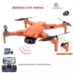 Drone L900 Pro Se GPS 4K Laranja Mais Acessórios na internet