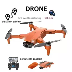 Drone L900 Pro Se GPS 4K Laranja Mais Acessórios - Éder Importados