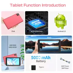 Tablet Pritom TAB 8 Android 13 4gb RAM 64gb ROM - Éder Importados