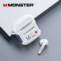 Fone de Ouvido Monster XKT16 Bluetooth 5.0 Branco