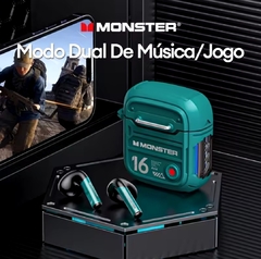 Fone de Ouvido Monster XKT16 Bluetooth 5.0 Verde na internet