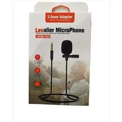 Microfone de Lapela Profissional 3.5 mm Lavalier - comprar online