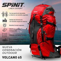 Mochila Spinit Volcano 65lts. en internet