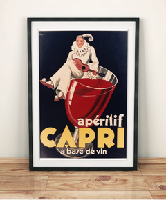 Poster Vintage Aperitif Capri