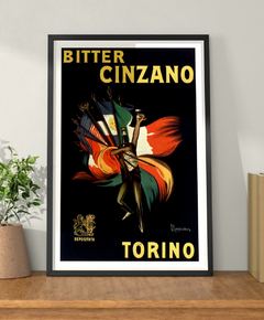 Poster Vintage Leonetto Cappiello - Bitter Cinzano Torino - 1912