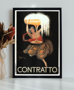 Poster Vintage Contratto - comprar online