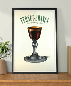 Poster Vintage Fernet Branca Il Migliore Digestivo
