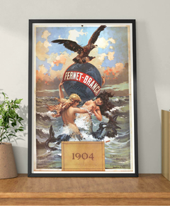 Poster Vintage Fernet Branca 1904