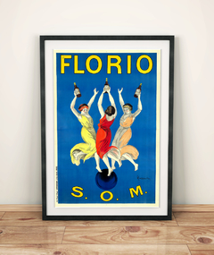 Poster Vintage Leonetto Cappiello - Florio S. O. M. - 1911