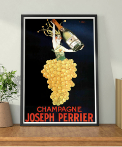 Poster Vintage Champagne Joseph Perrier