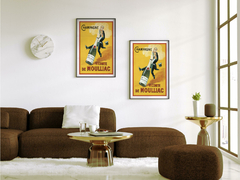Poster Vintage Champagne Vicomte de Moulliac - comprar online