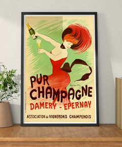 Poster Vintage Leonetto Cappiello - Pur Champagne - 1902