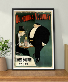 Poster Vintage Quinquina Vouvray