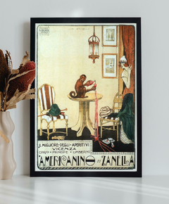 Poster Vintage Americanino Zanella - comprar online