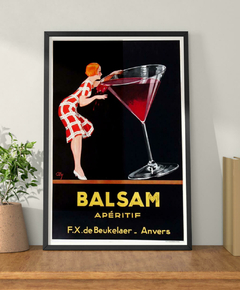 Poster Vintage Balsam Apéritif