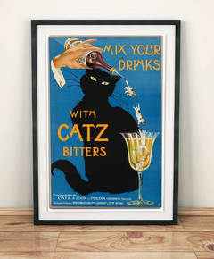 Poster Vintage Catz Bitters